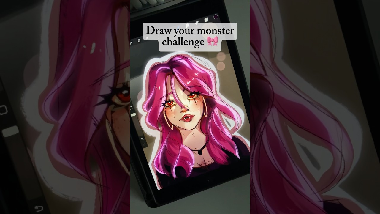 Draw your monster! #drawing #challenge #art #digitalart