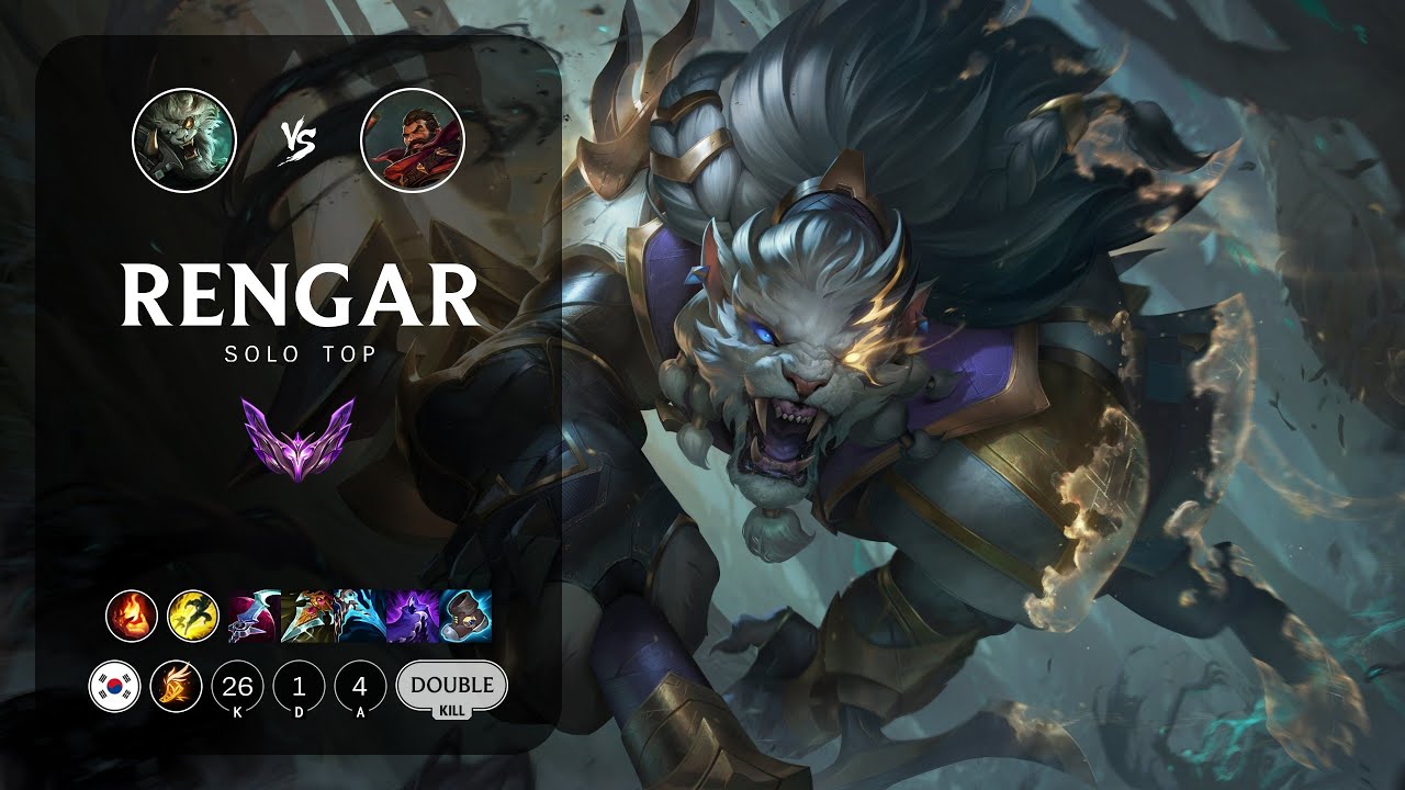 Rengar Top vs Graves - KR Master Patch 13.22