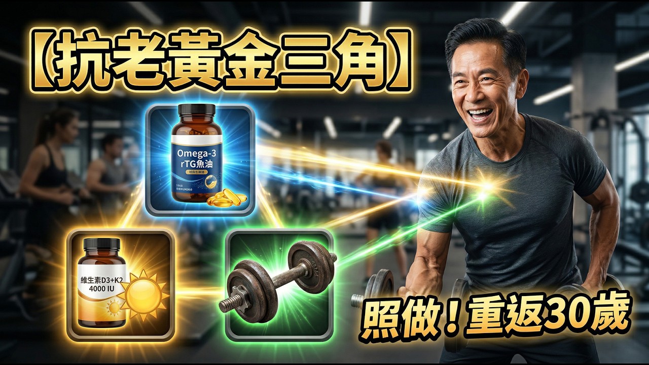 每天幾塊錢？逆轉生物年齡的「作弊代碼」！頂級科學家沒說的抗衰真相🧬