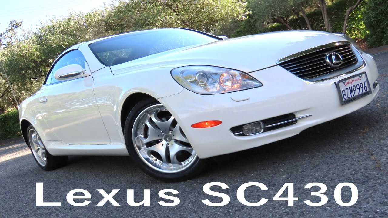2006 Lexus SC430 in White Gold Crystal