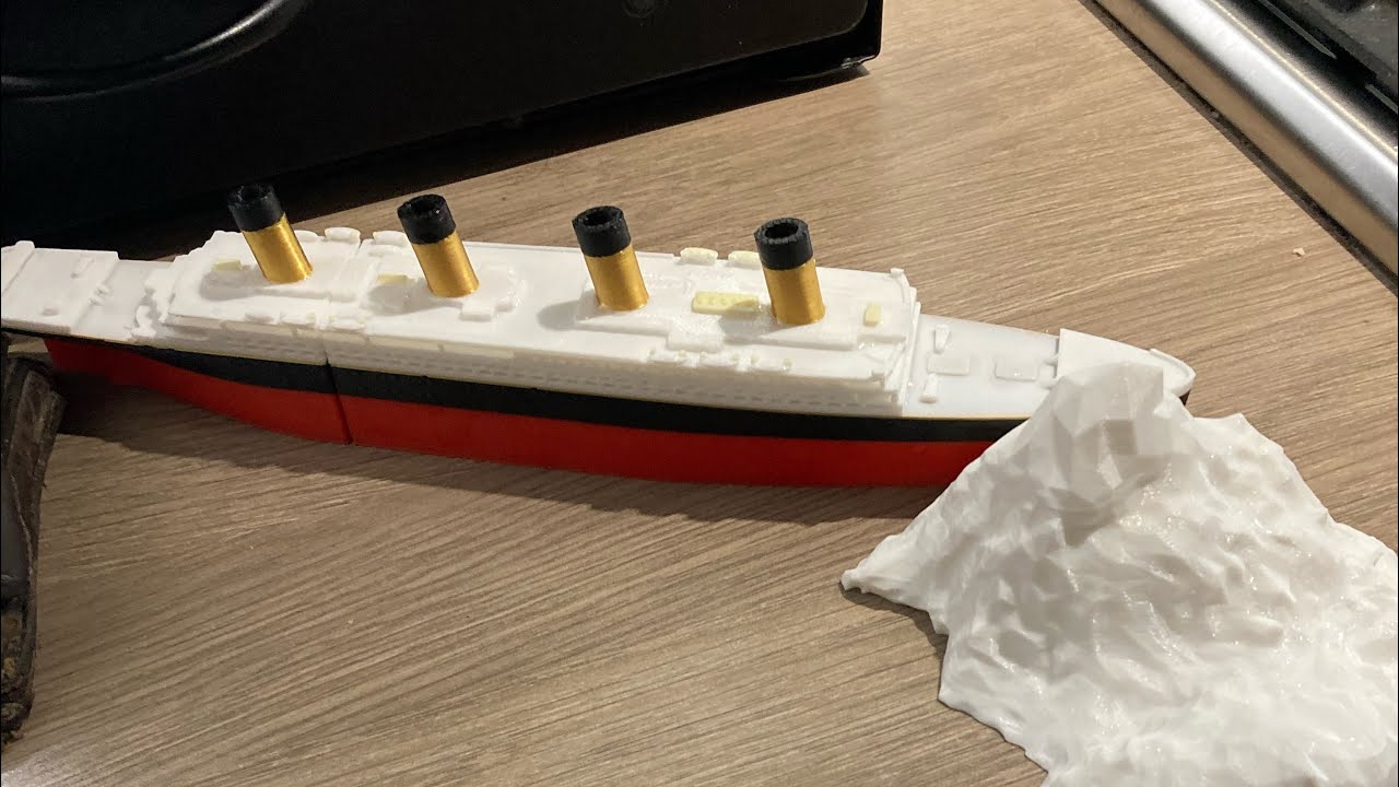 3d printed titanic
