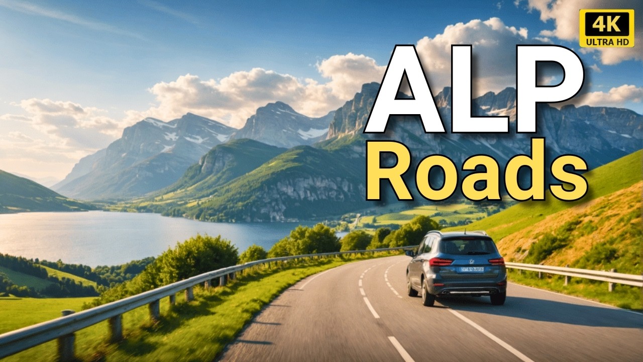 Europe's Most Beautiful Road - Driving Through Austrian Alps (4K UHD)