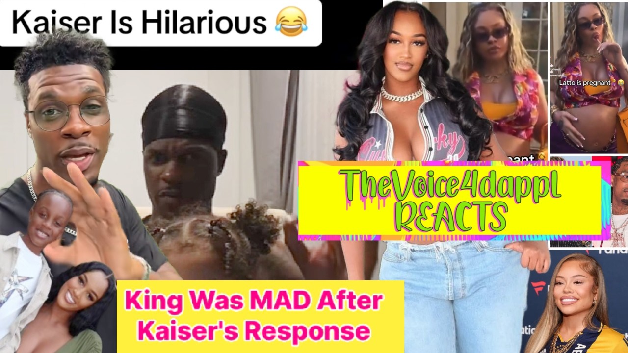 Nique Son Kaiser FED UP W/ Dad King 🤬 Kaiser Snaps At King 😳 Latto Post Pregnant Belly accidentally
