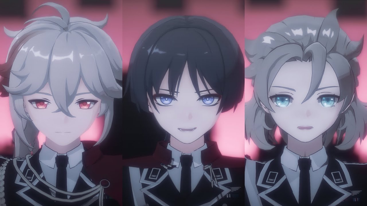 [Genshin Impact MMD]Adios[Scaramouche/Albedo/Kazuha]