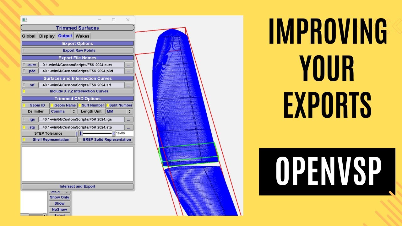Improving your exports in OpenVSP