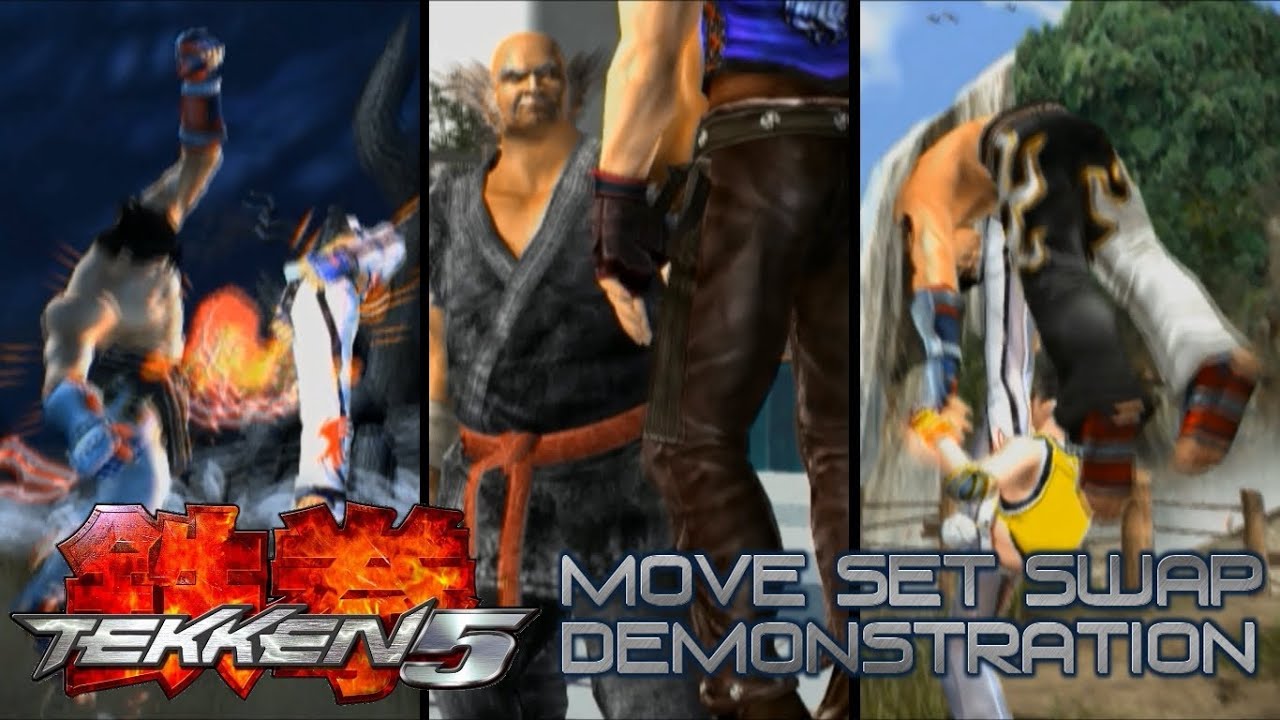 Tekken 5 - Move Set Swap Demonstration #1