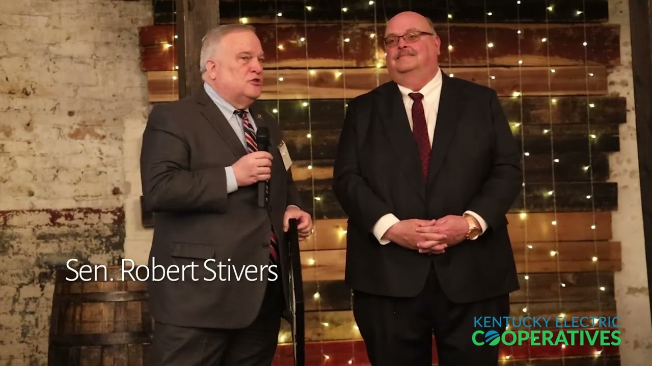 Tony Campbell honored at a legislative reception hosted by Kentucky Electric Cooperatives