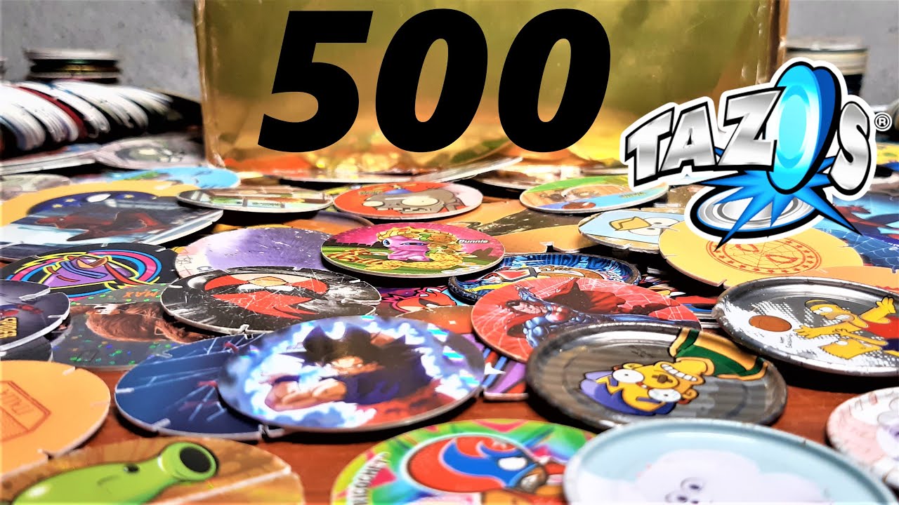 Abrí una caja con 500 Tazos