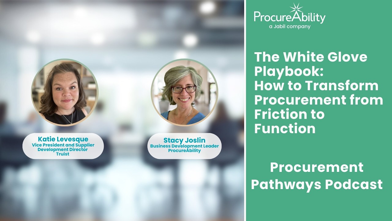 The White Glove Playbook: How to Transform Procurement from Friction to Function
