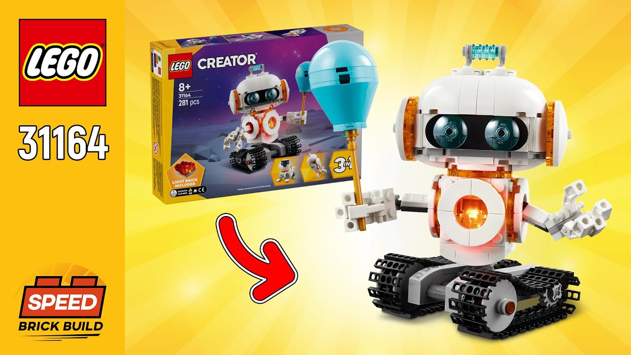 Космический робот LEGO Creator (31164) [281 деталь] Пошаговая инструкция по сборке @SPEEDBrickBuild