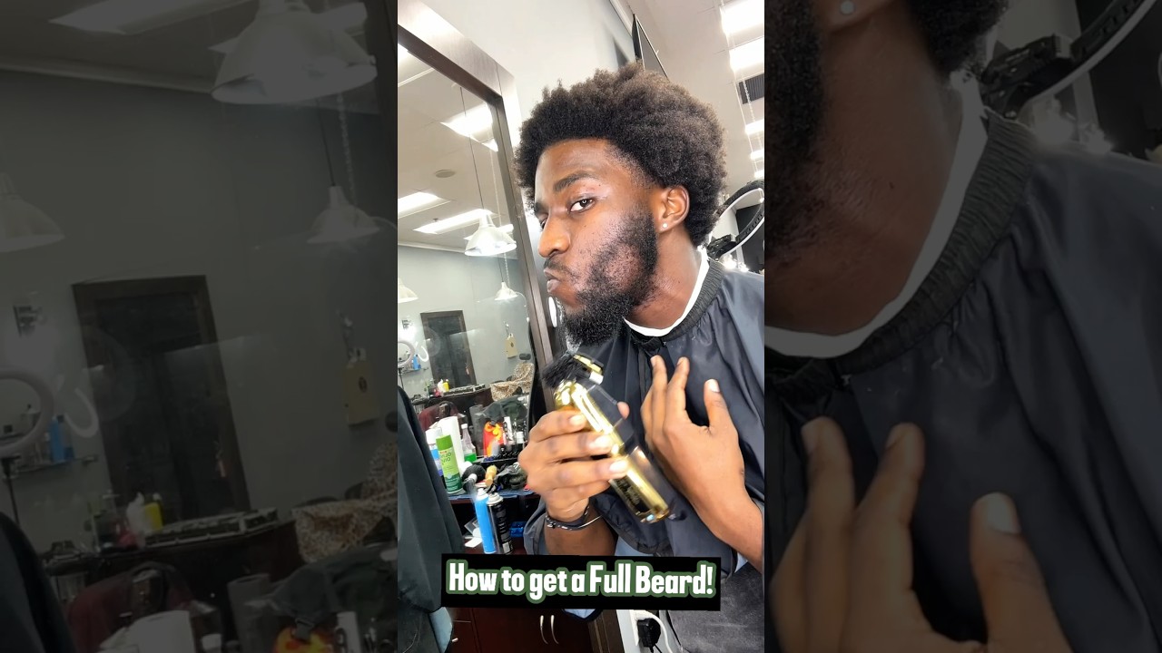 How to Improve your Beard 🔥#ezcutz #beard #dmvbarber #hair#blackman #clippers #hairoil #lineups