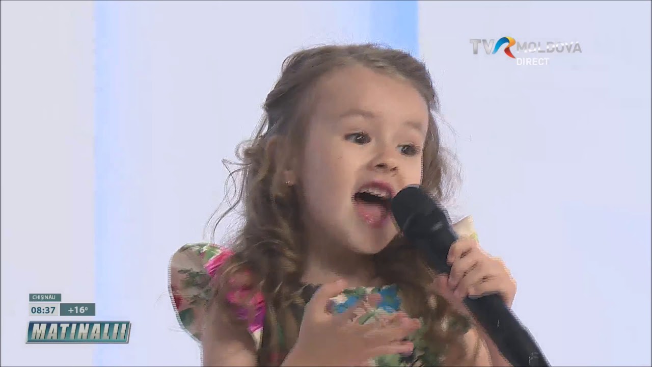 Evelina Rusu singing Mamma Maria on Matinalii TVR MOLDOVATV 05132018