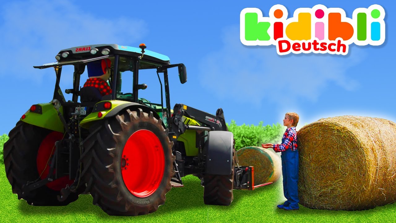 Die Kinder spielen auf dem Bauernhof | Die Kinder spielen! ⛑ Kidibli