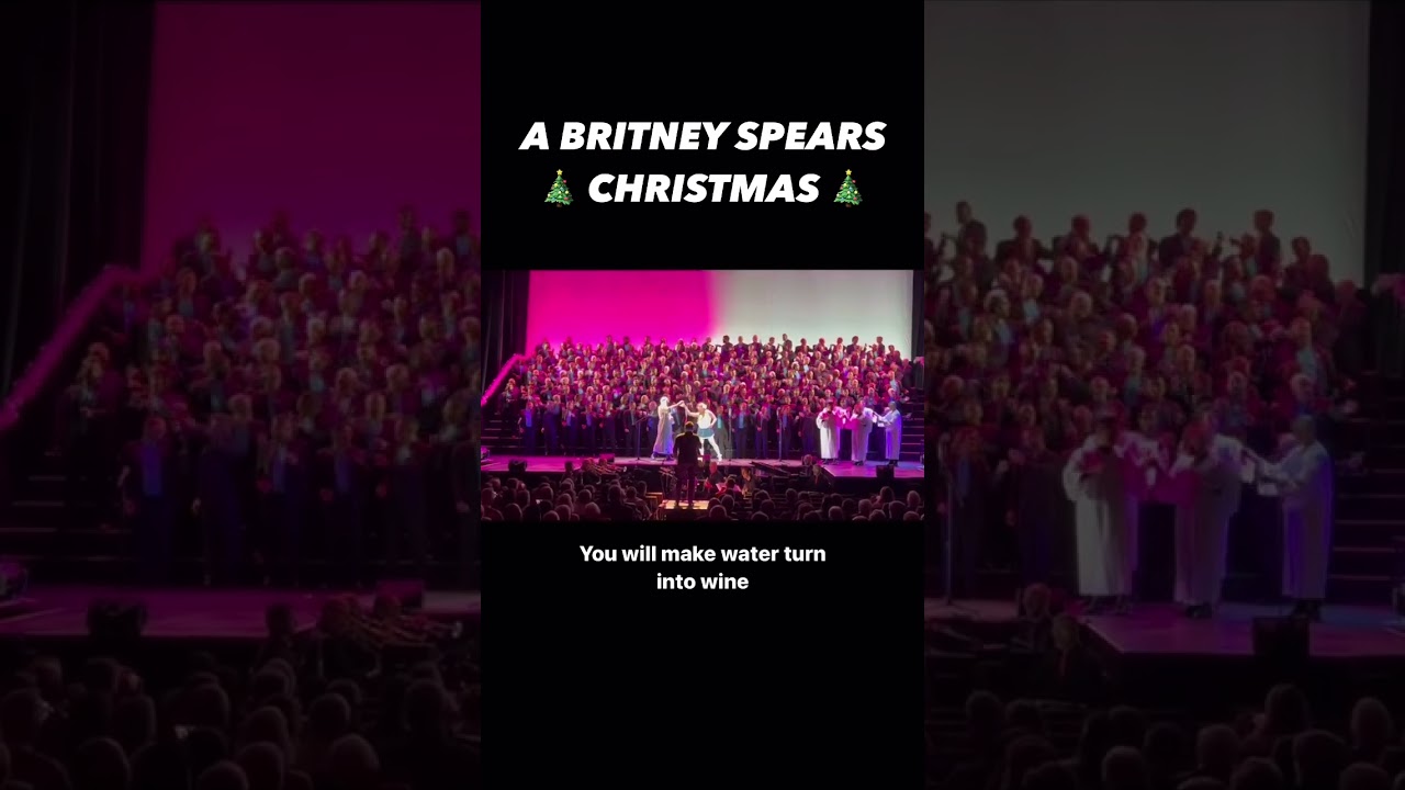 Britney Spears Christmas medley from SFGMC holiday spectacular #chritmas #britneyspear #holidaymusic