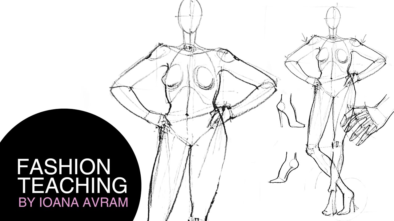 How to draw bodies, hands and feet