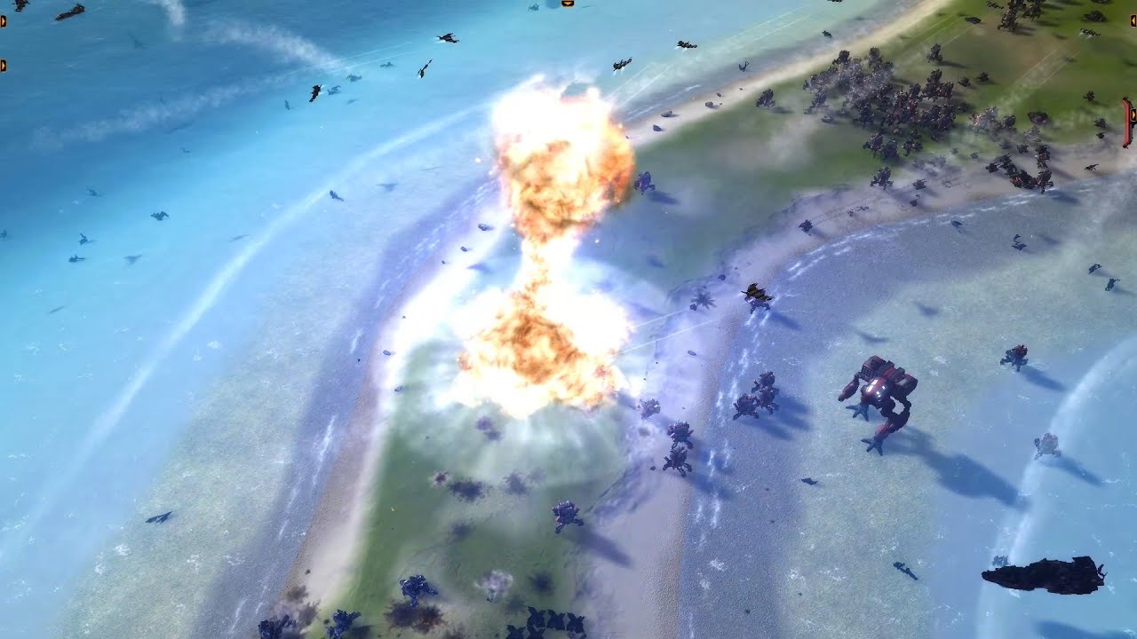 Cybran vs UEF - M28 AI vs M28 AI - Supreme Commander Forged Alliance