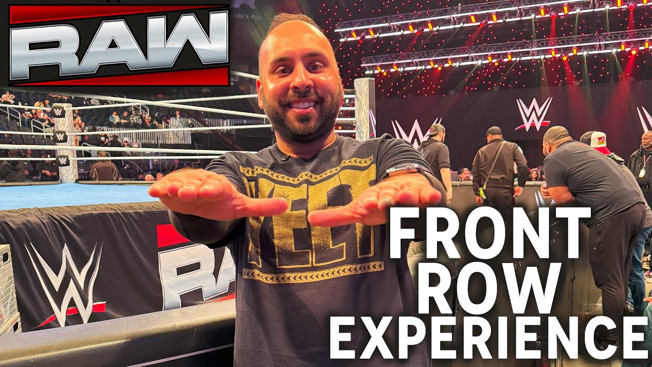 WWE Monday Night RAW | VLOG — Front Row Experience — 27.01.25
