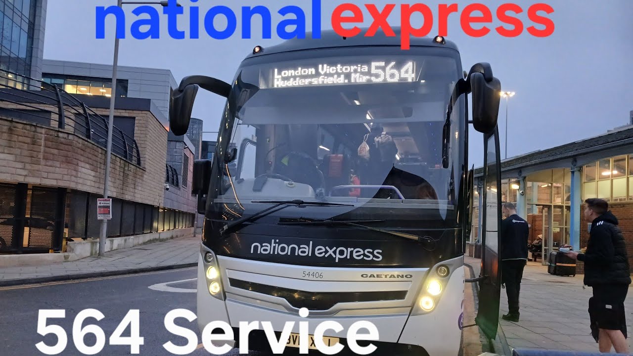 Lets Ride: National Express 564 Service from Mirfield to Sheffield