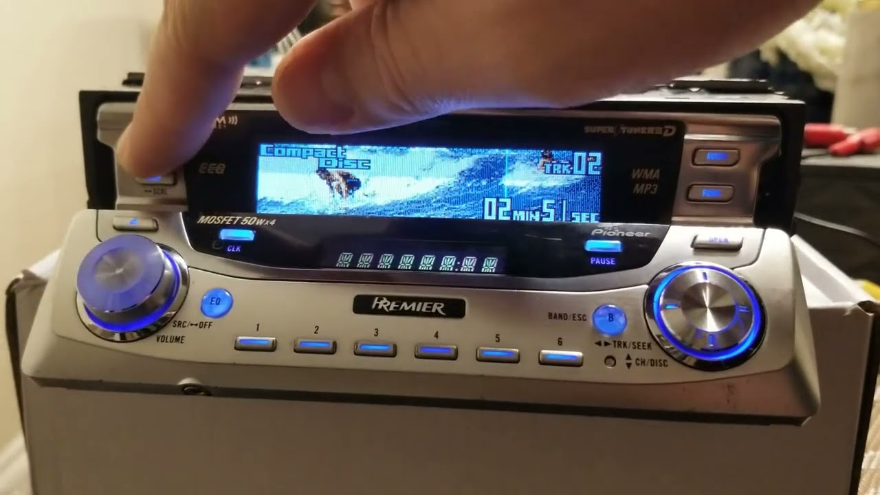 Pioneer DEH-P960MP Visualizers