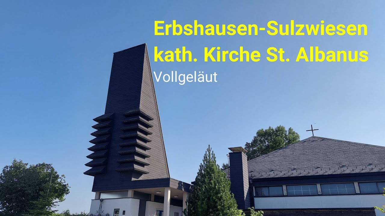 Erbshausen-Sulzwiesen (WÜ) kath. Kirche St. Albanus Vollgeläut