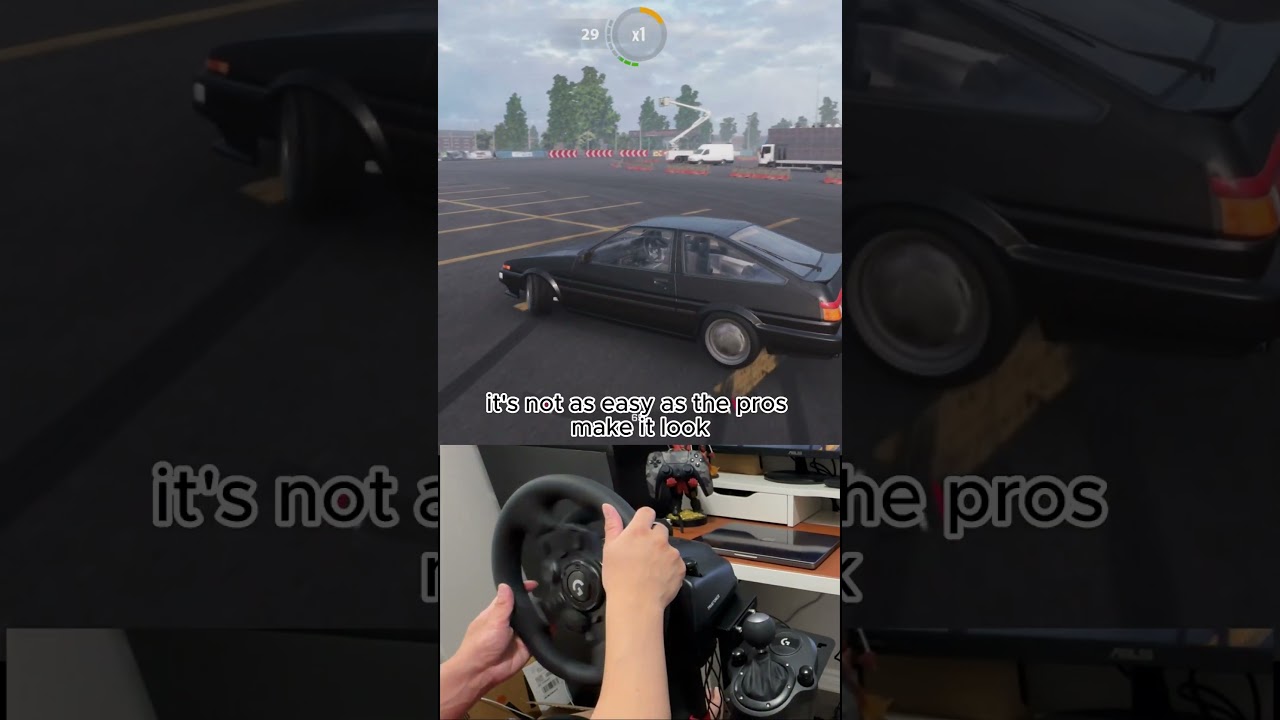 This is why you can&rsquo;t drift.. #steeringwheel #carx #shortsfeed