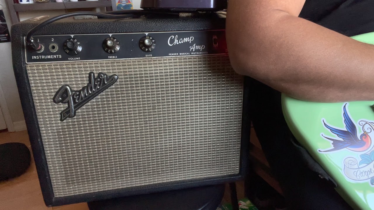 1966 Fender Champ Amp - Yamaha Magicstomp effects preset tour and chat