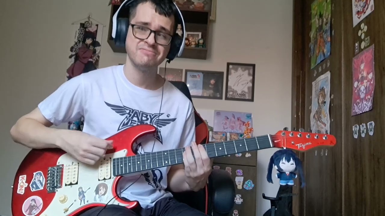 K-On! - Don't say lazy guitar cover #k_on #hokagoteatime #guitarcover #anisong #mioakiyama 