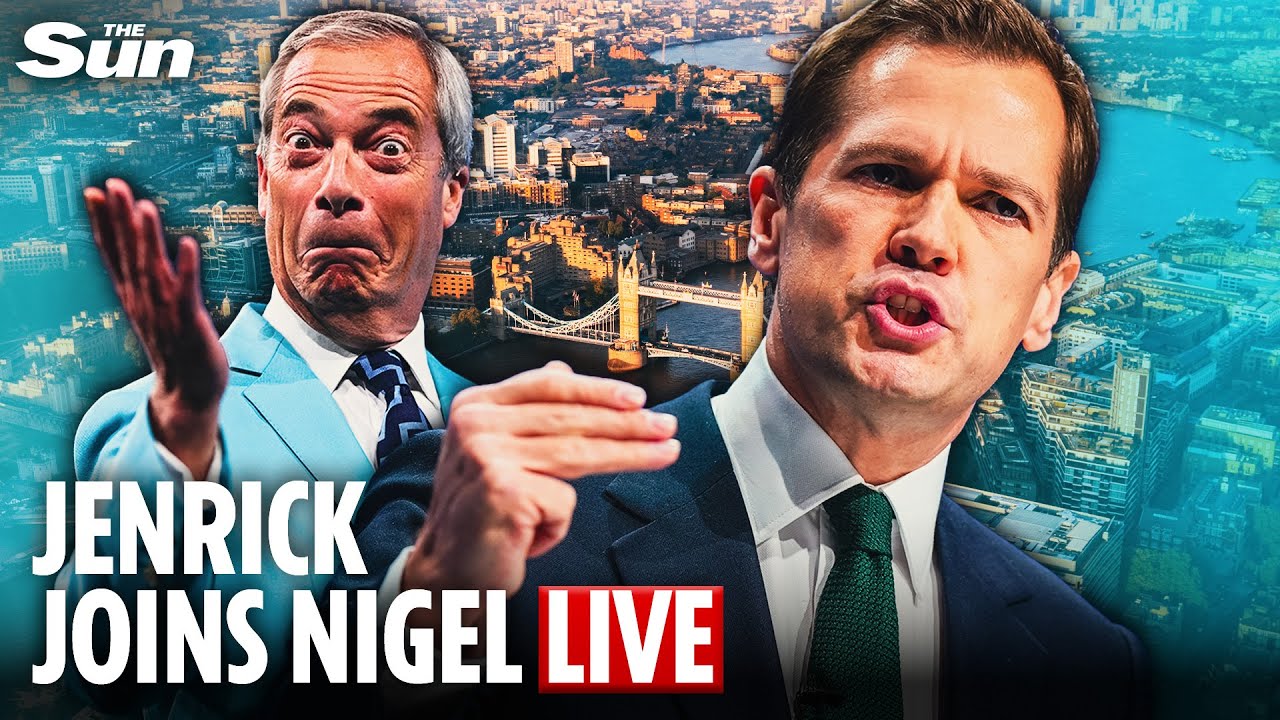 LIVE: Robert Jenrick welcomed by Farage as he joins Reform UK after Badenoch sacked him