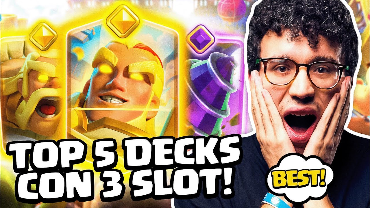 TOP 5 DECKS NUOVO META CON 3 SLOT SU CLASH ROYALE! (MARZO 2026)