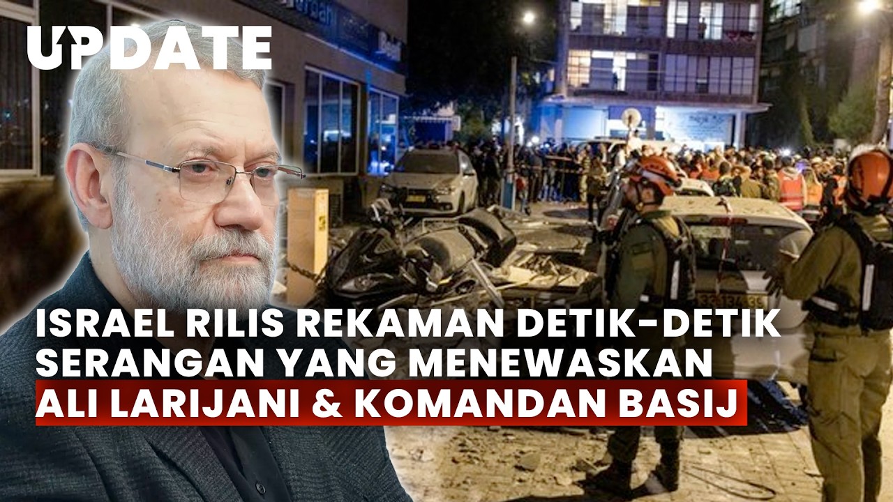 Terungkap! Video Detik-detik Serangan Mematikan ke Ali Larijani dan Komandan Basij