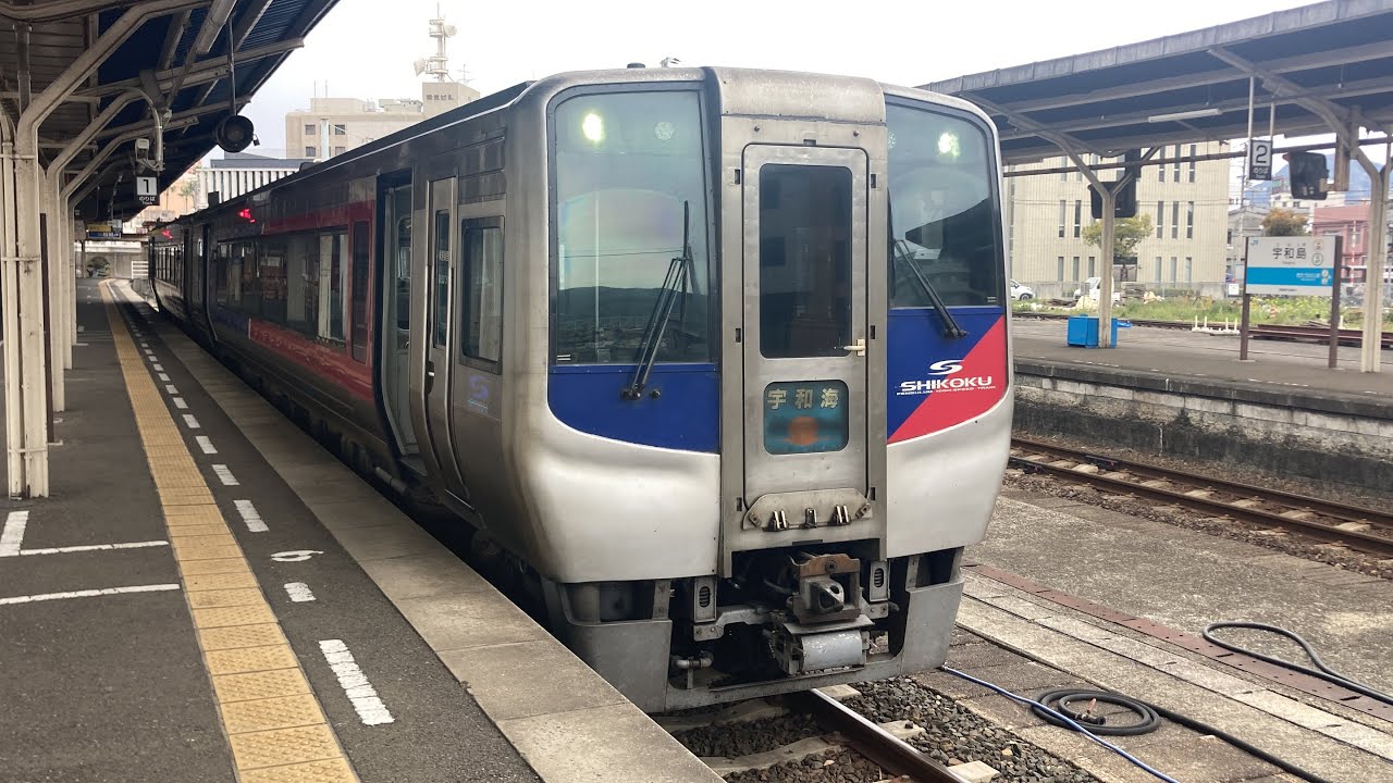 特急 宇和海22号N2000 車窓 宇和島→松山/ 予讃線・内子線 宇和島1546発BDT1-5