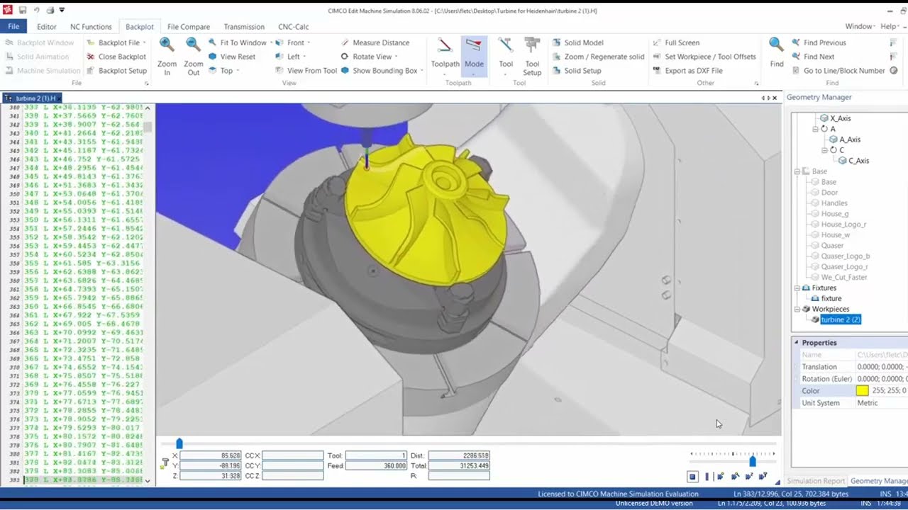 Tutorial de cimco edit machine, transferencia de datos, maquinaria cnc,
