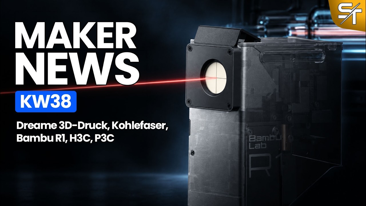 Maker News KW38: Dreame 3D-Druck, Kohlefaser, Bambu R1