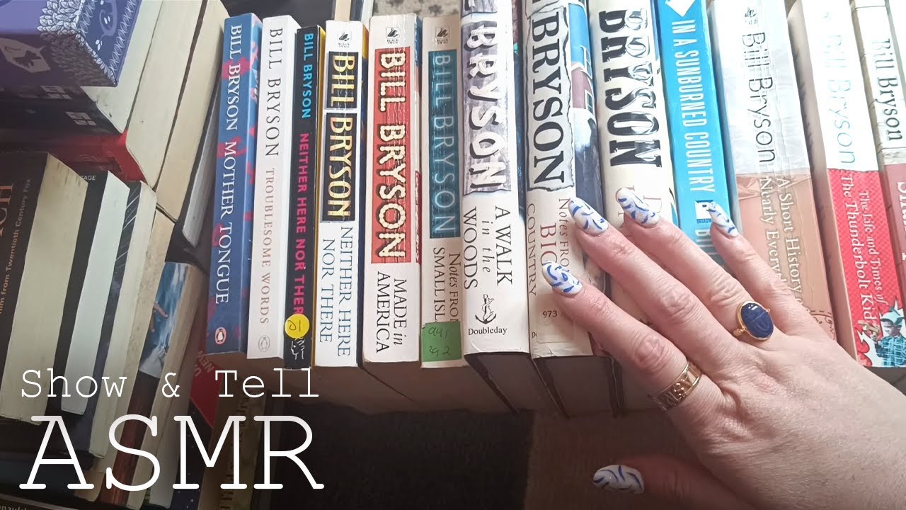ASMR 📚 Book Collection Organisation Part 1 📚 (🎧 LoFi, Soft Spoken/Whisper)