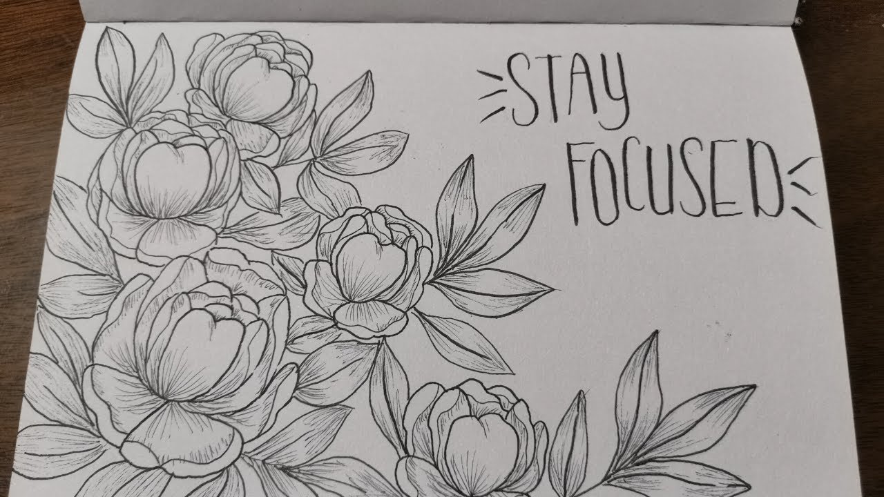 The Only Peony Drawing Tutorial You'll Ever Need! [2020]