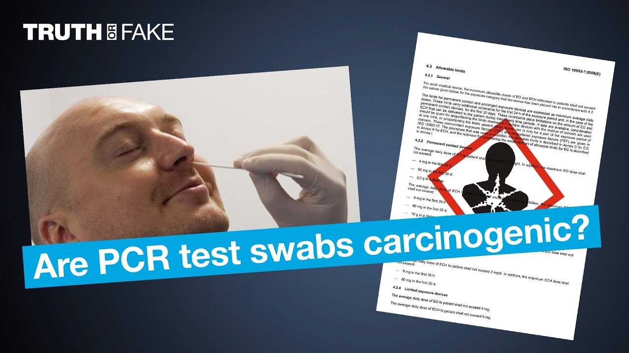 Truth or Fake: Are PCR test swabs carcinogenic?
