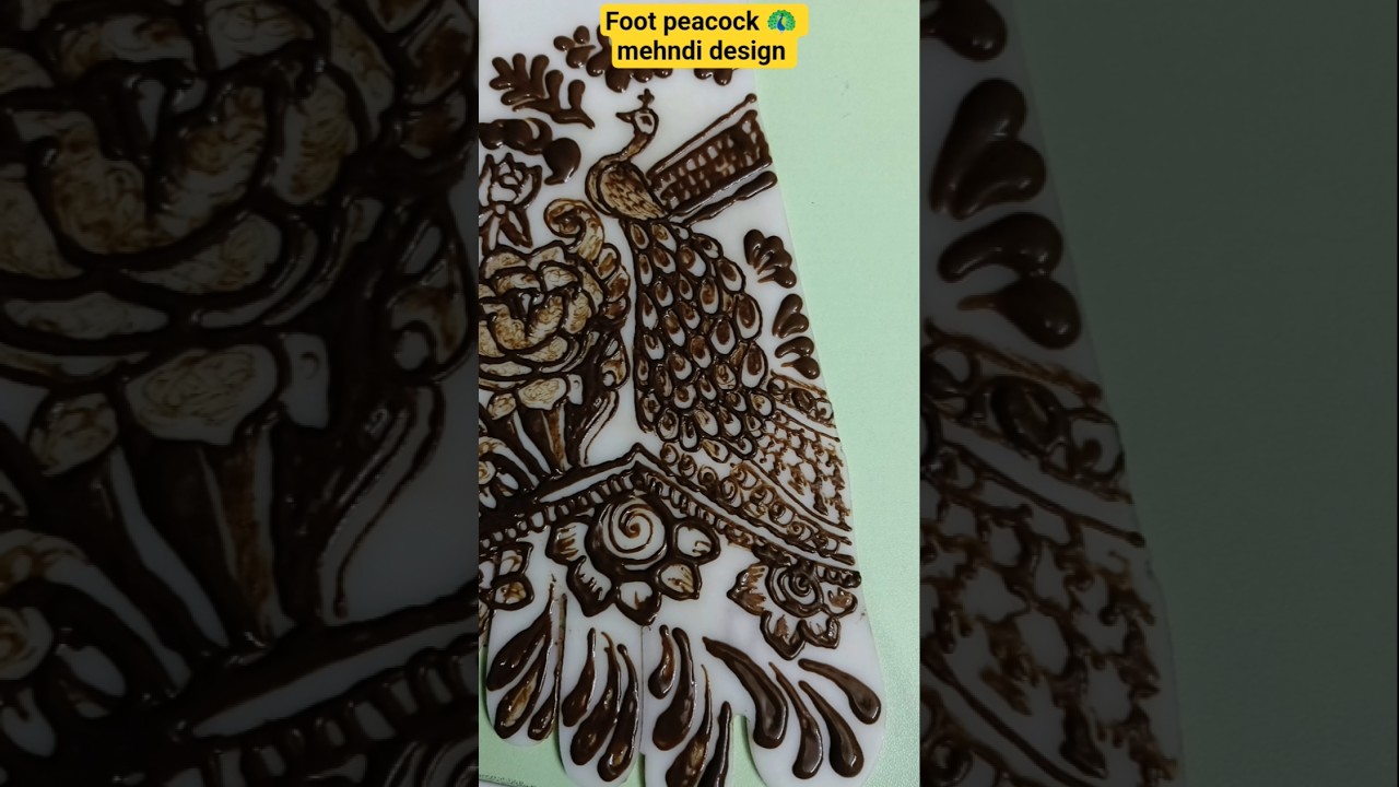 Foot 🦶 mehndi design 