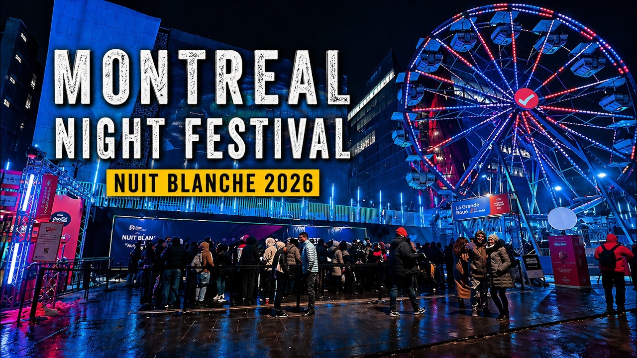 Montreal Nightlife After Midnight | Nuit Blanche 2026 4K POV