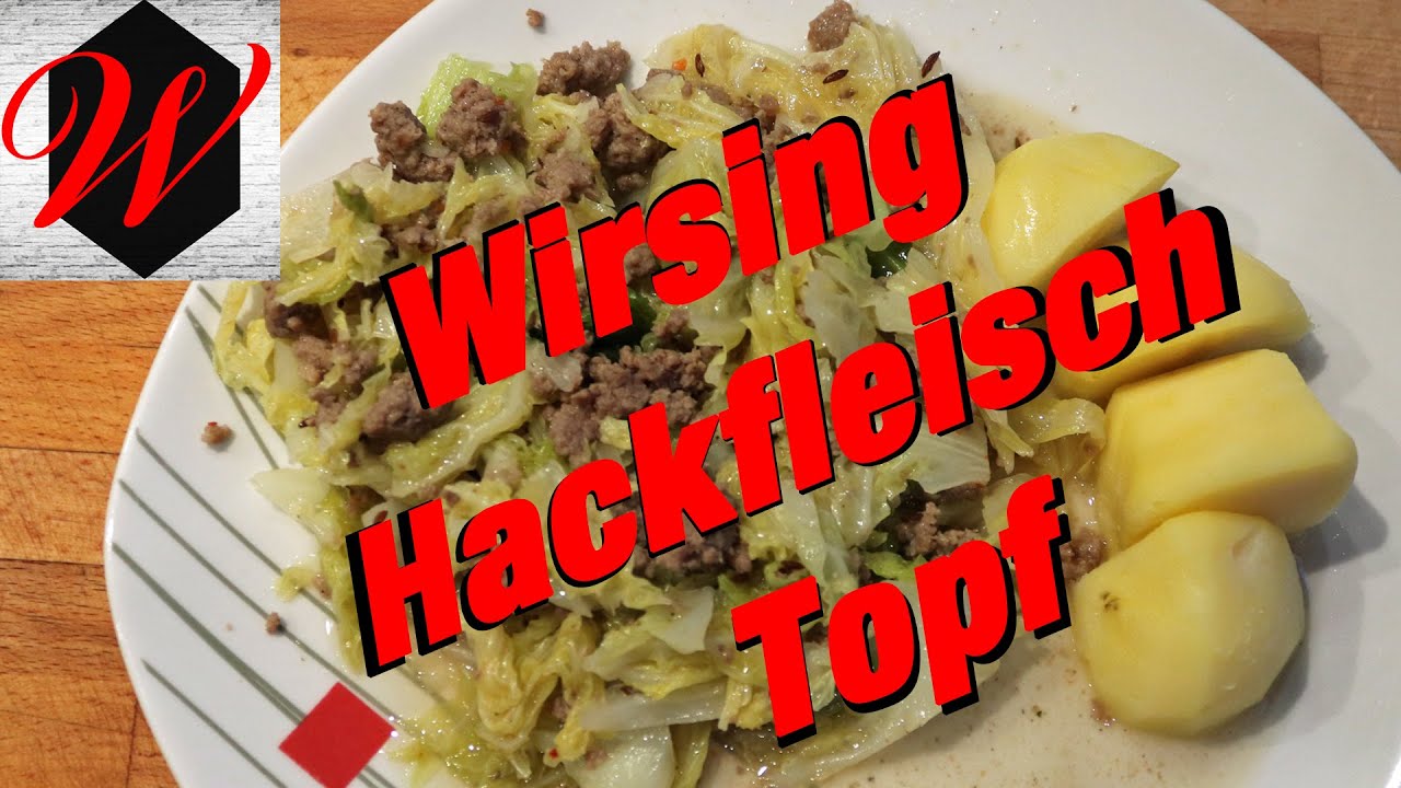 Wirsing-Hackfleisch-Topf einfach und schnell // 4K Video //