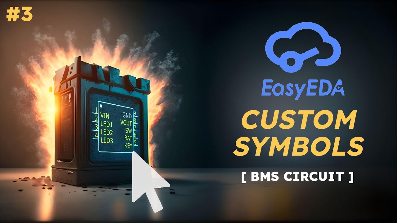 #3 How To Make A Custom Symbol For Your PCB | EasyEDA 2023 #pcbcupid