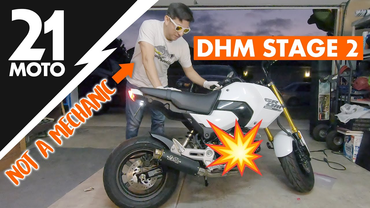 WILL IT BLOW UP?! I Put A Demon In My 2025 Honda Grom 😈 | DHM STAGE 2