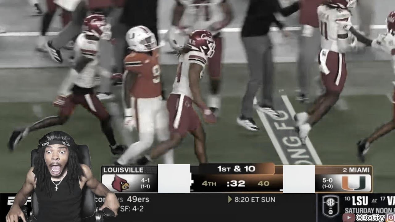 BECK IS BACK!!! #2 Miami vs Louisville Week 8 College Football (reaction)