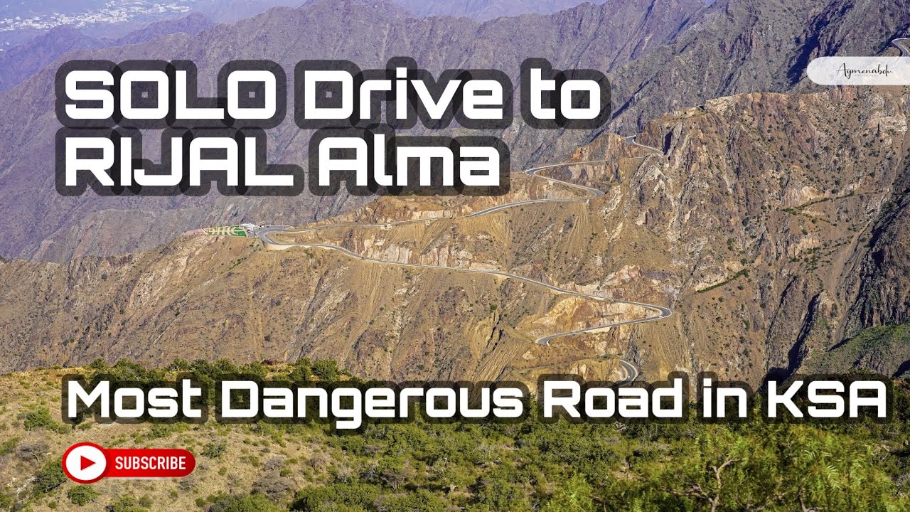 Solo Drive to Rijal AlMa | Most Dangerous Road in Ksa | VisitAbha | VisitSaudi | Aymenabdu