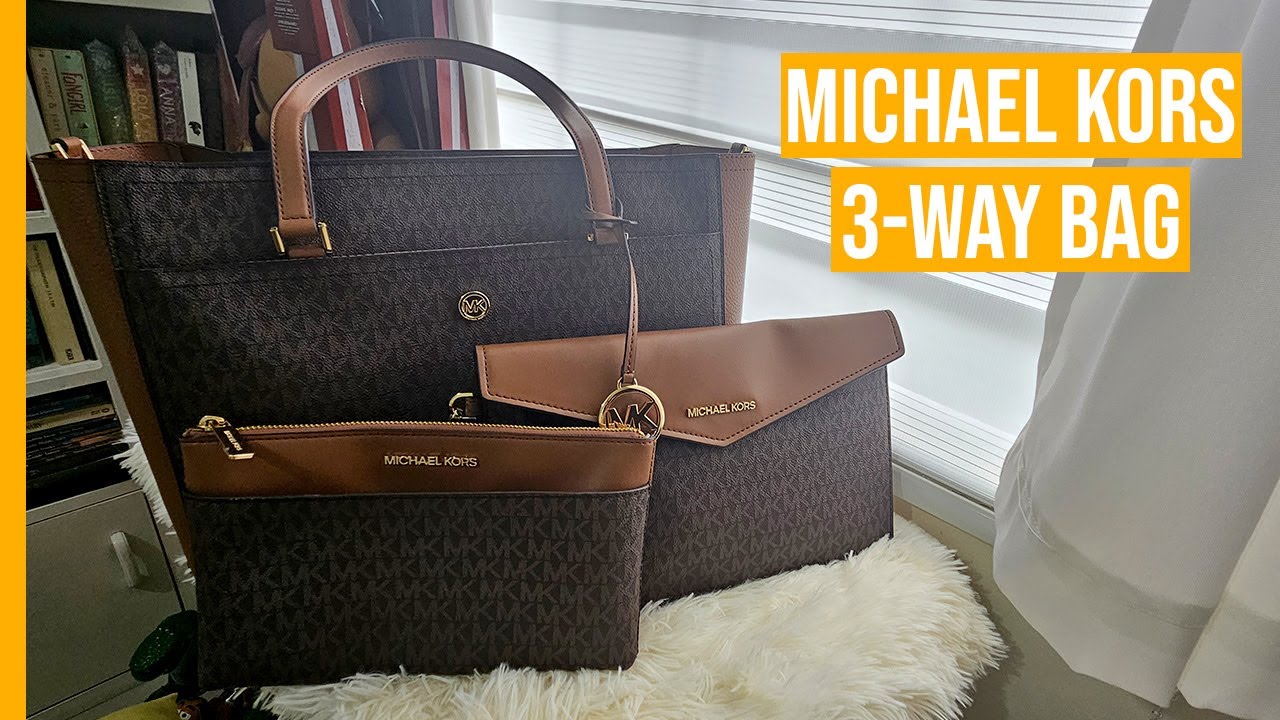 Michael Kors 3-Way Signature Tote Bag Review: Ultimate bag Versatile Style & Functionality!
