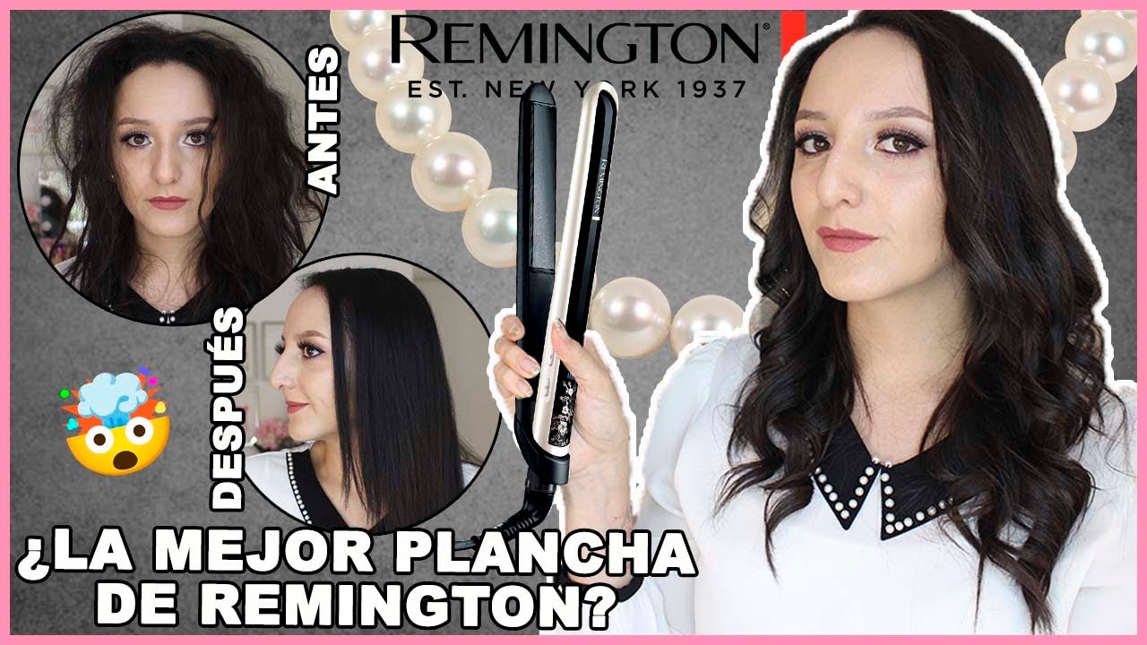 PLANCHA REMINGTON PEARL S9501 | PRUEBA EN CABELLO RIZADO | Lau Kudo