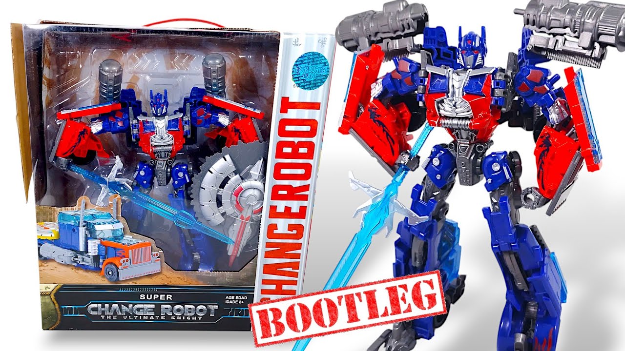 Transformers Optimus DOTM Oversize Leader BOOTLEG KO Change Robot Shunqirun Unboxing  | Victron