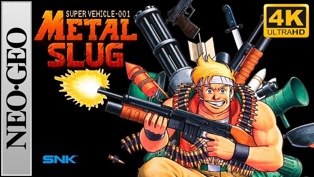 Metal Slug: Super Vehicle-001 (Neo-Geo/Arcade) Longplay 4K 60FPS