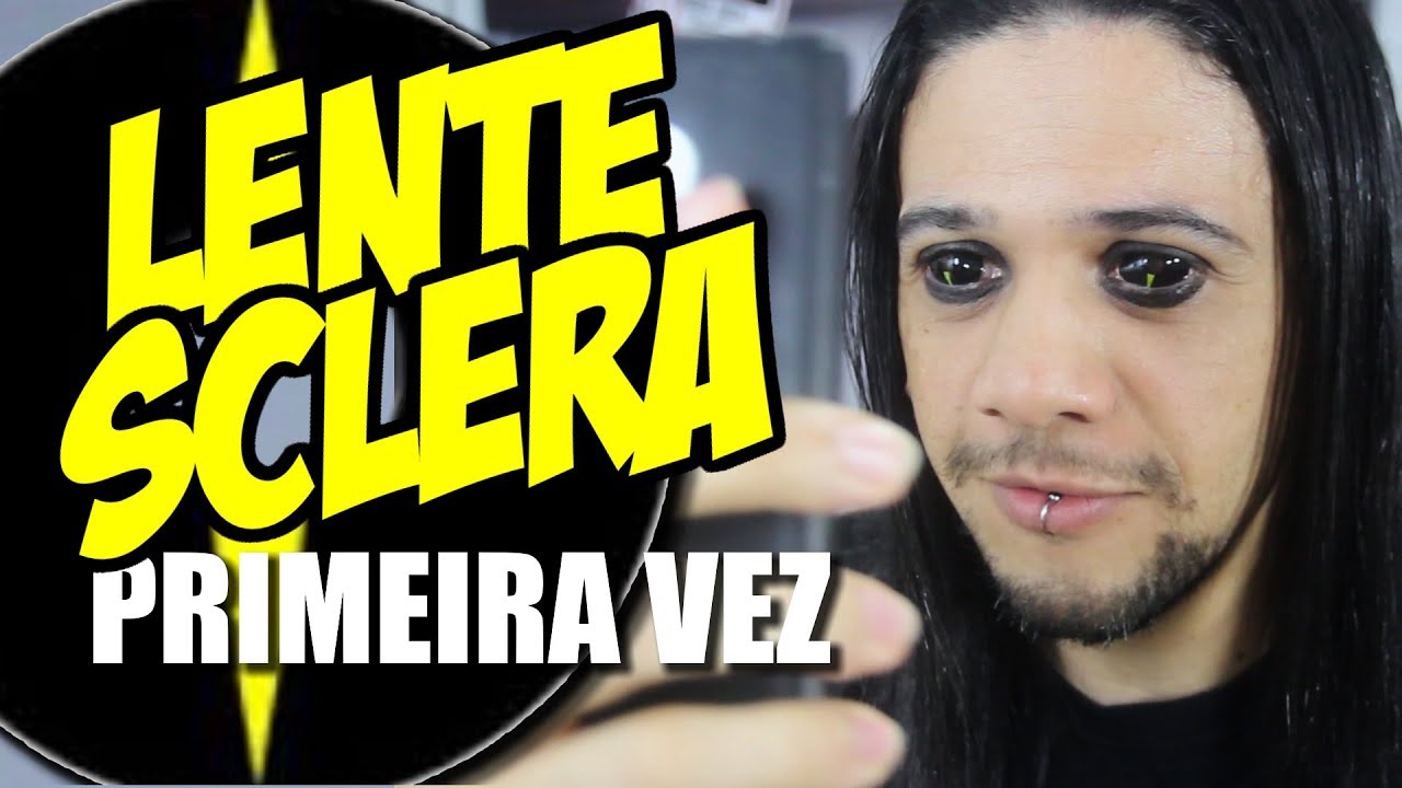 LENTES   SCLERA - OLHO TODO PRETO