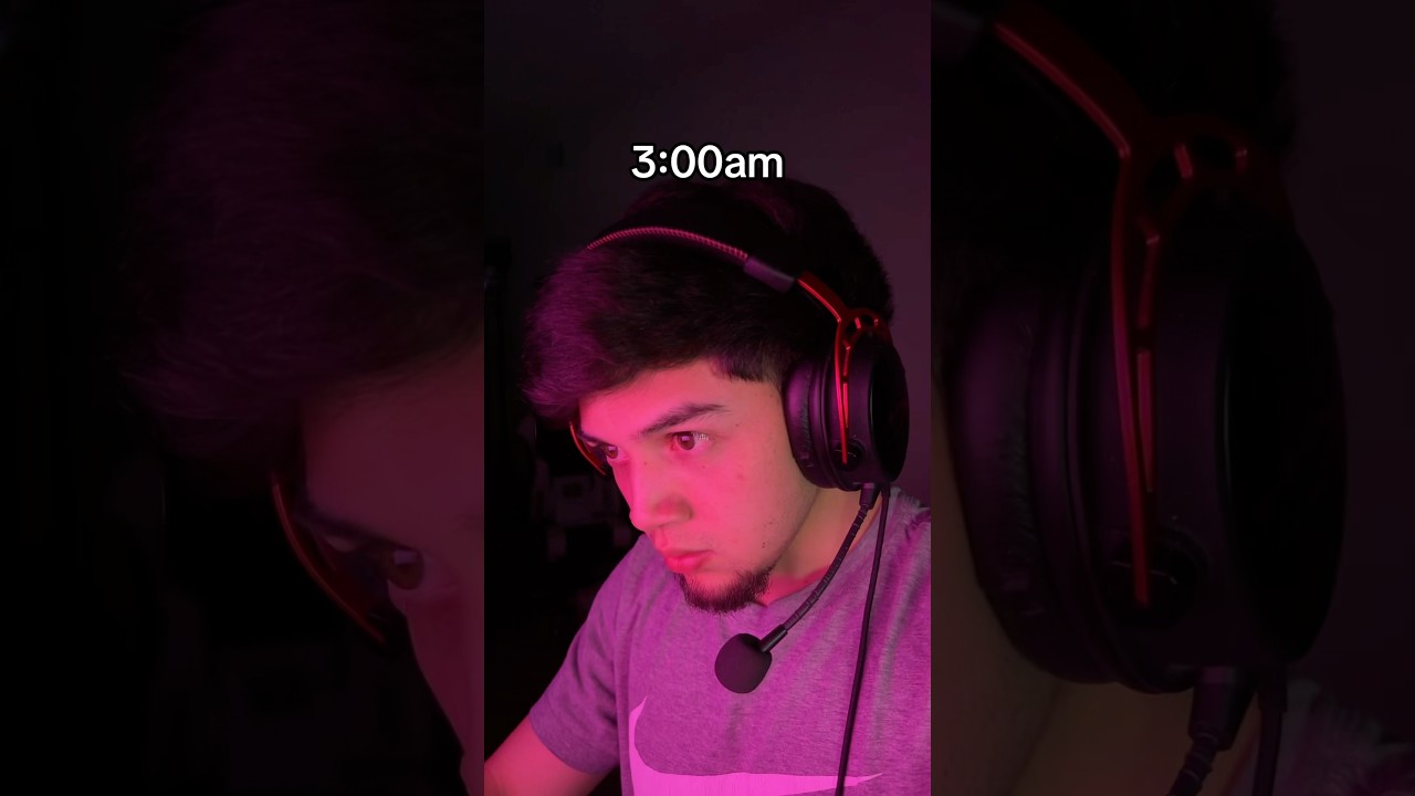 The Sleep Schedule Of A Gamer&hellip; #shorts #viral