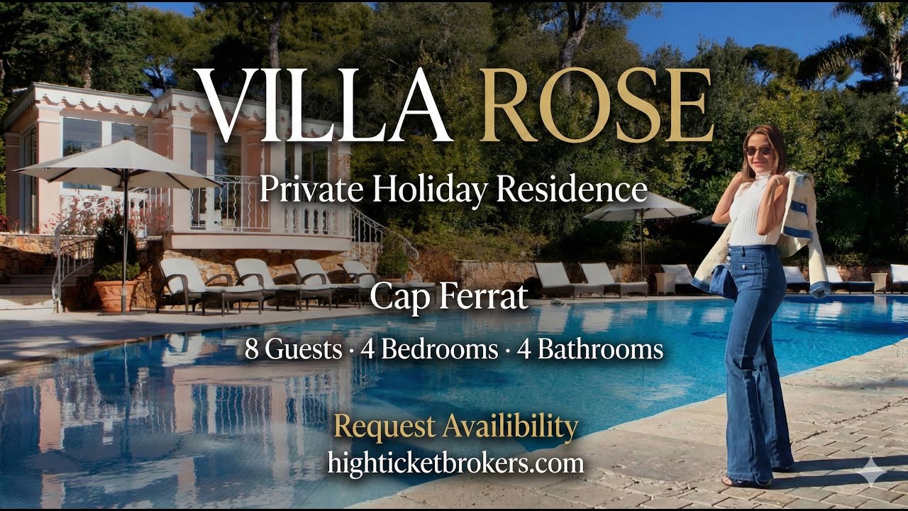 Villa Rose | Private Luxury Estate with Rooftop Sunset Views &ndash; Cap Ferrat